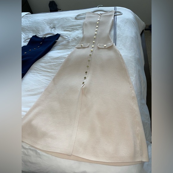 MESHKI SAWYER DRESS IN CREAM - Picture 6 of 16